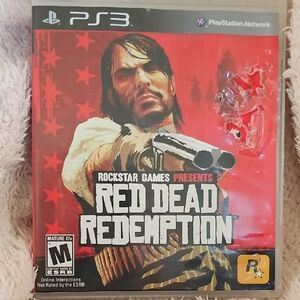 G009. Red Dead Redemption for PS3 - RockStar Games, Red Cover